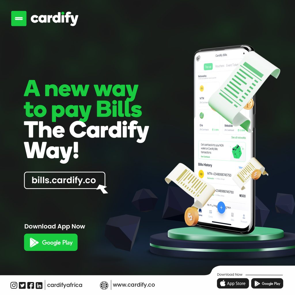 How to Buy MTN, Airtel, 9mobile, Glo Airtime and Data in Nigeria with USDT and other stablecoins on Cardify