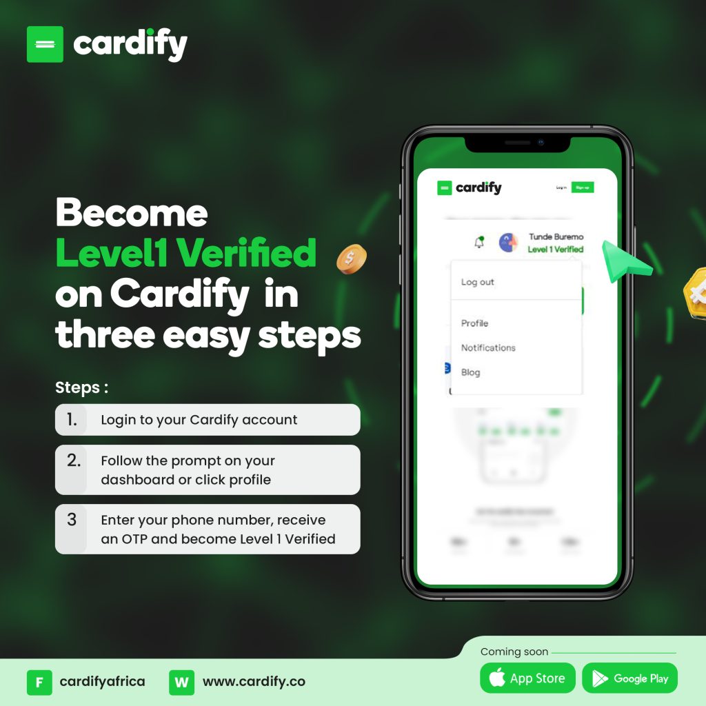 How to Upgrade Your Cardify User Levels (KYC Level 1, 2, 3) - Cardify ...