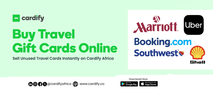 Buy Travel Gift Cards Online – Sell Unused Travel Cards Instantly on Cardify Africa